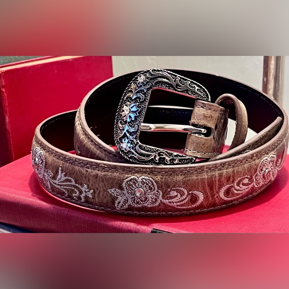 SHYANNE LEATHER BELT COASTAL COWGIRL